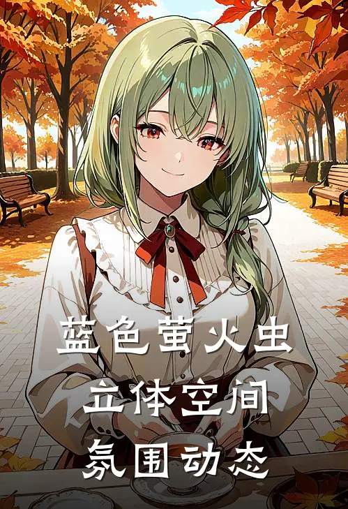 蓝色萤火虫立体空间氛围动态