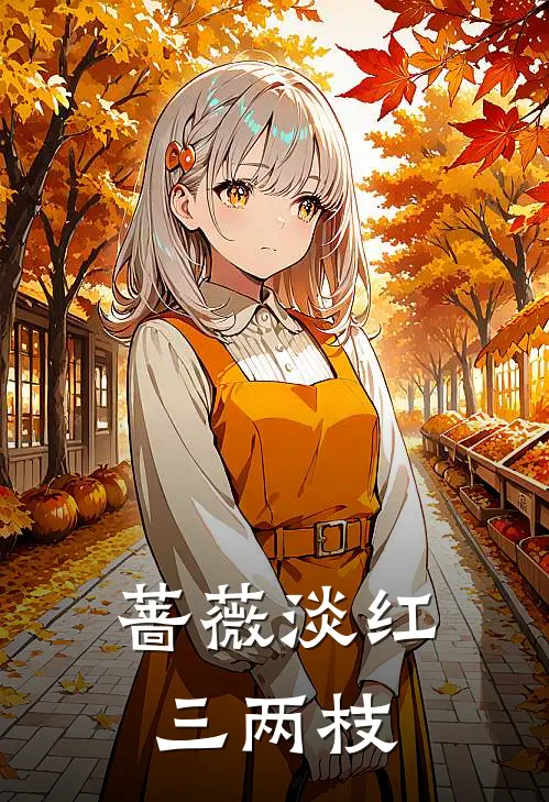 蔷薇淡红三两枝